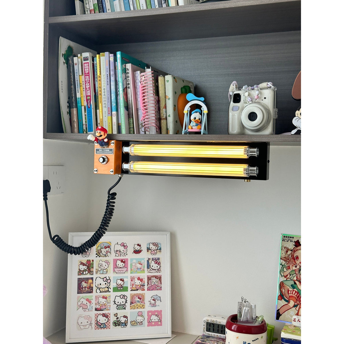 Cutshall aplique de pared con enchufe enchufable