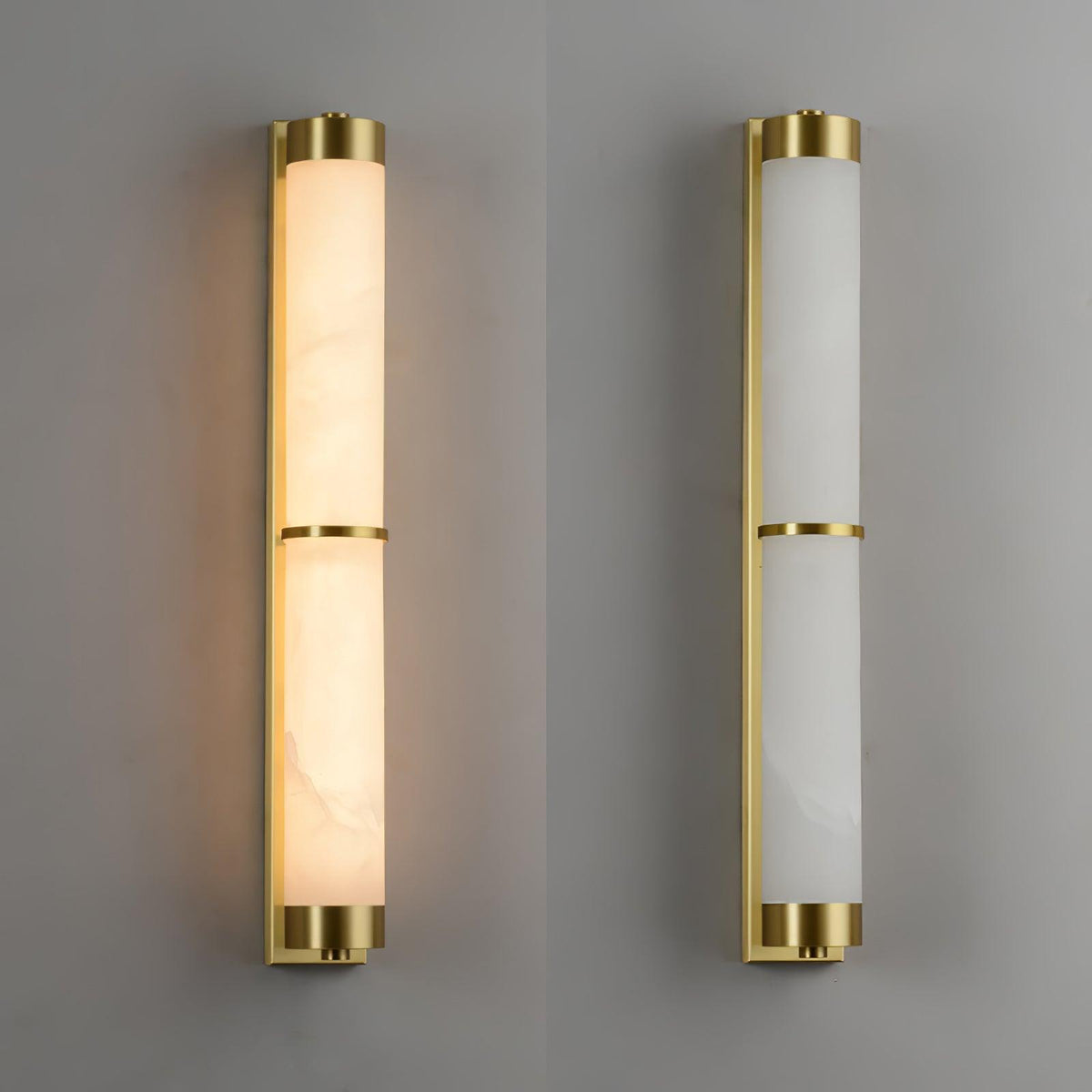 Albelise aplique de pared minimalista en alabastro