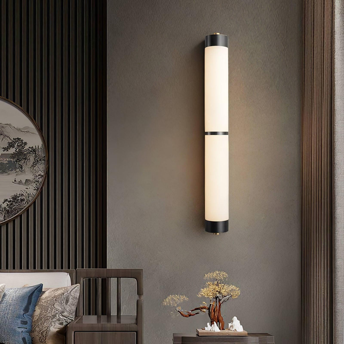 Albelise aplique de pared minimalista en alabastro
