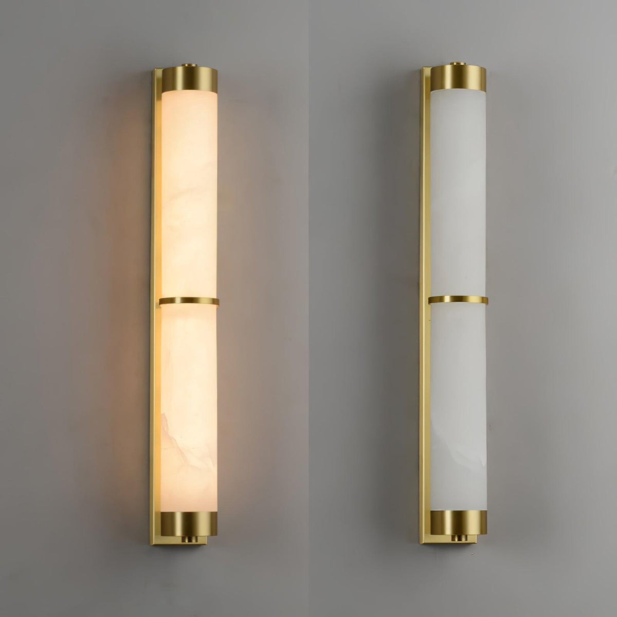 Albelise aplique de pared minimalista en alabastro
