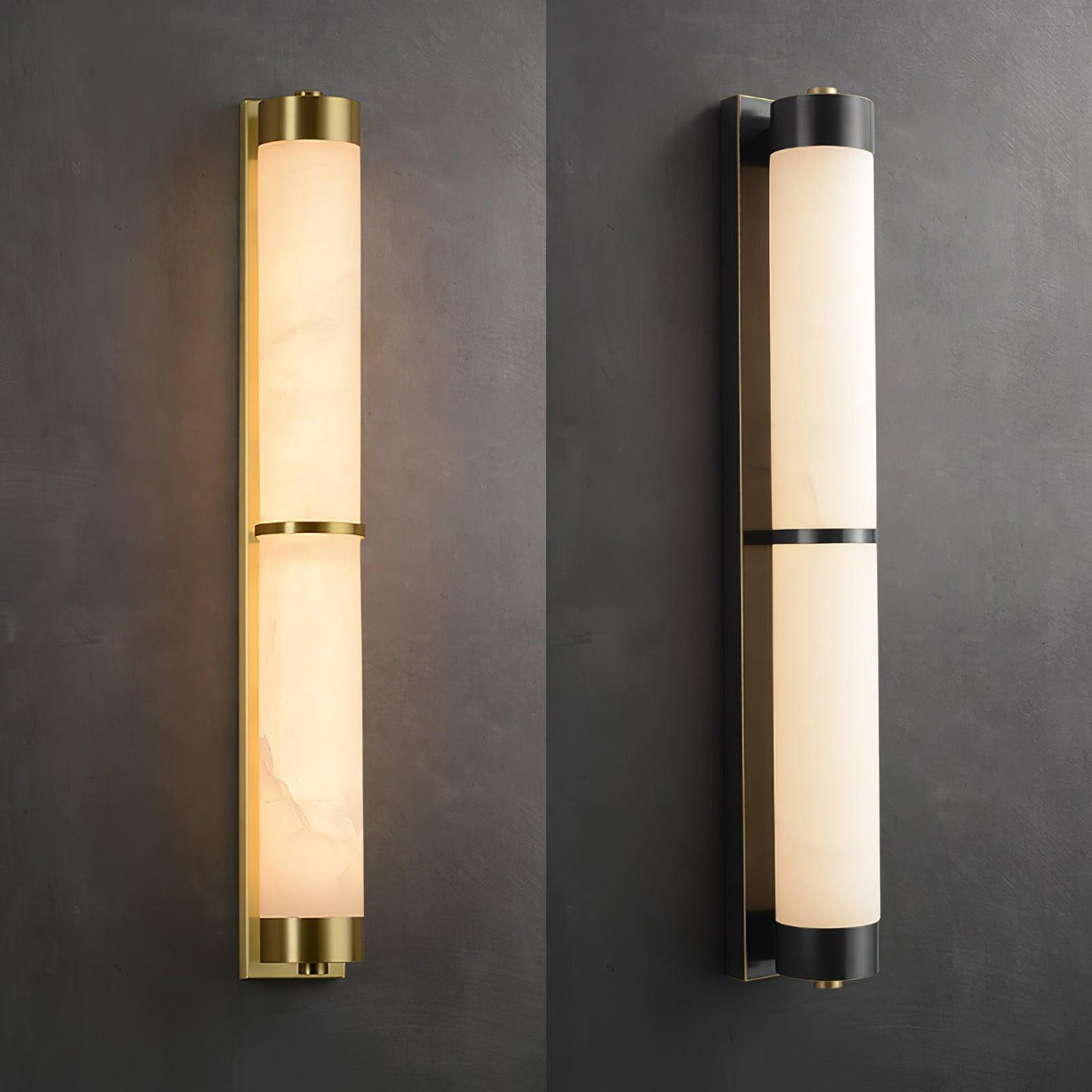 Albelise aplique de pared minimalista en alabastro