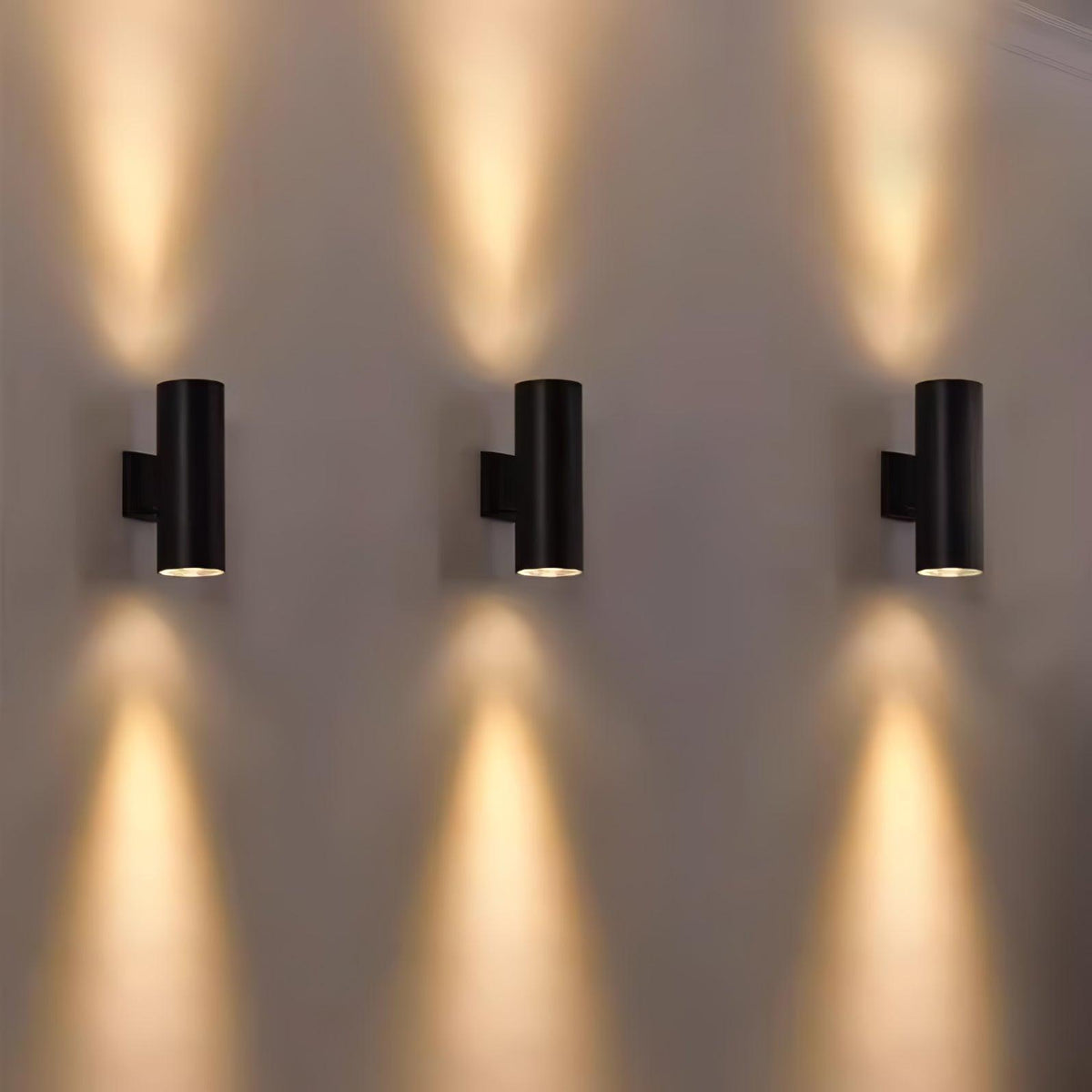 Caliraine aplique de pared moderno minimalista cilíndrico exterior