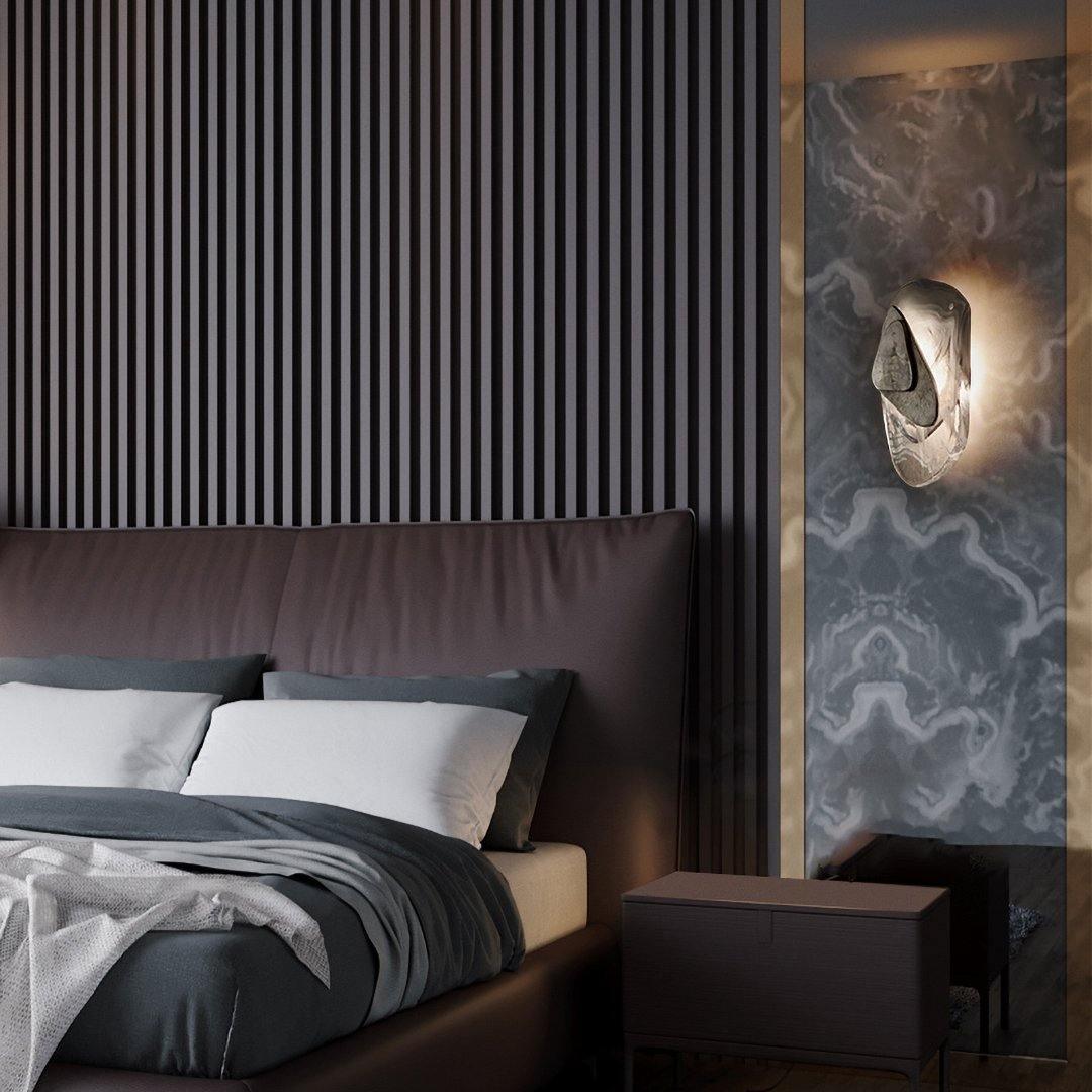 Gana aplique de pared de vidrio nórdico premium art