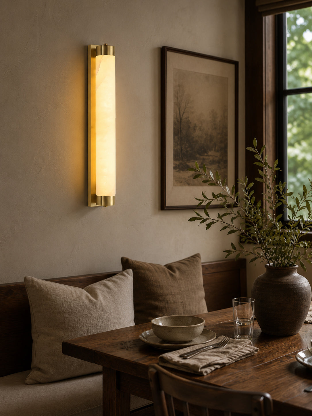 Alvion aplique de pared alabastro