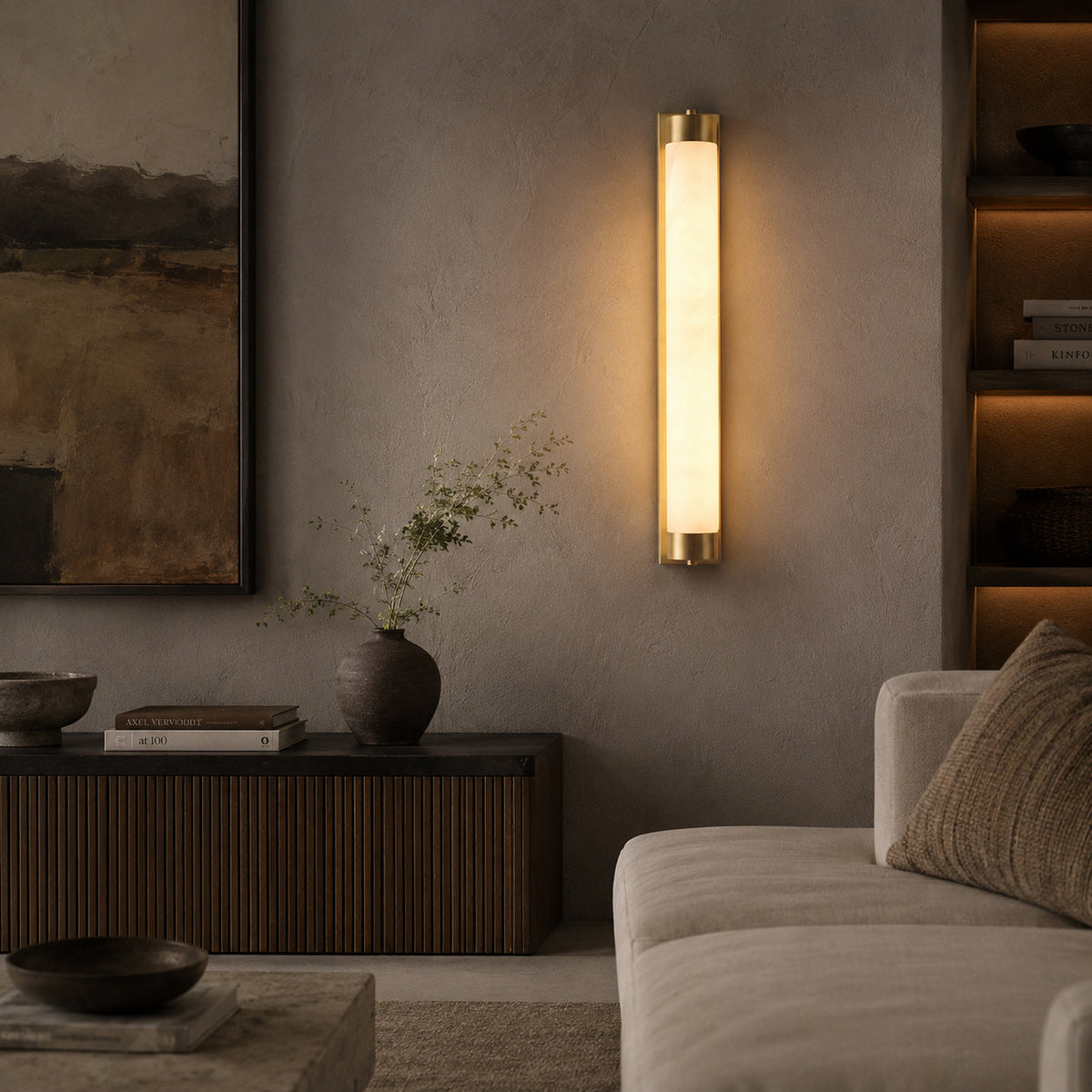 Alvion aplique de pared alabastro