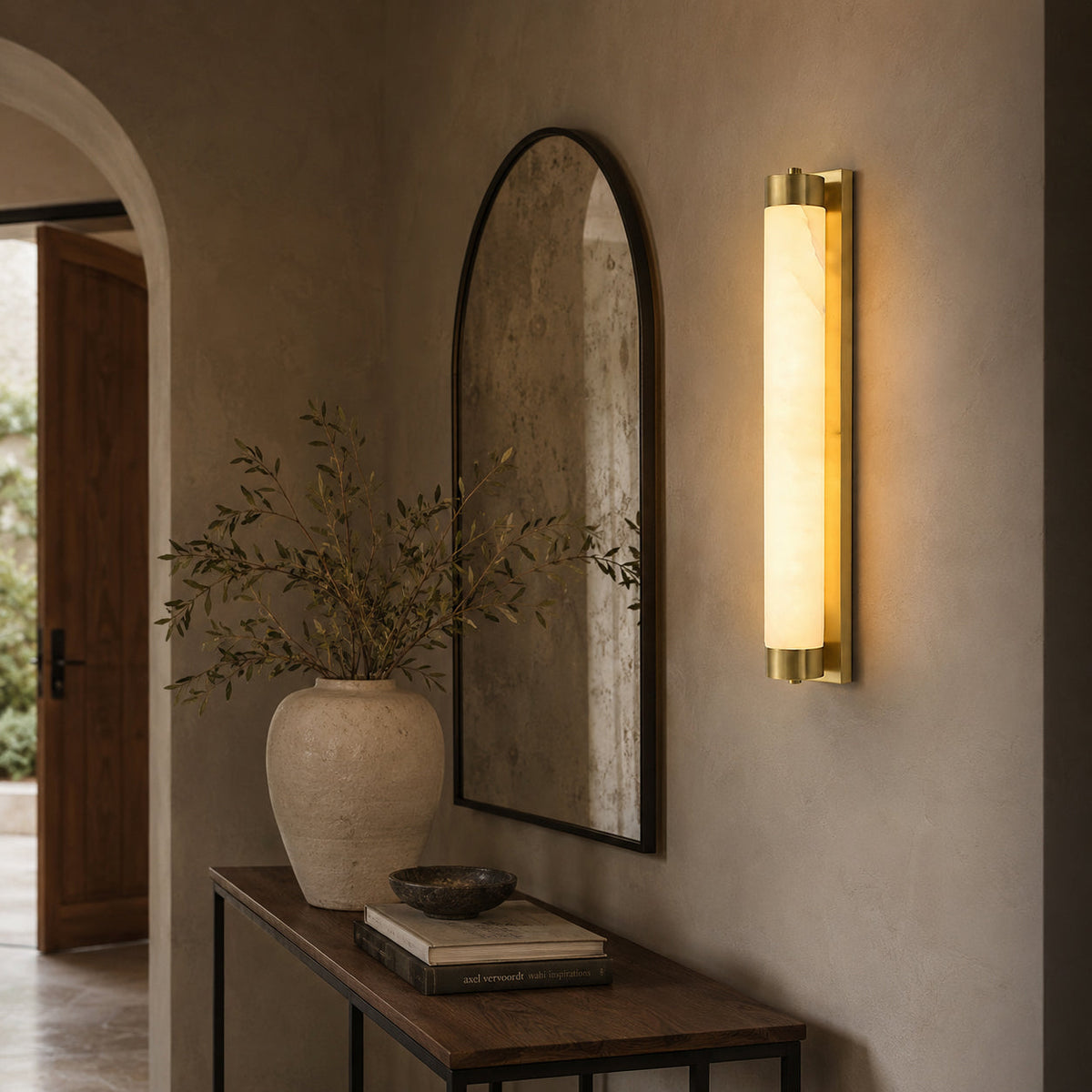Alvion aplique de pared alabastro