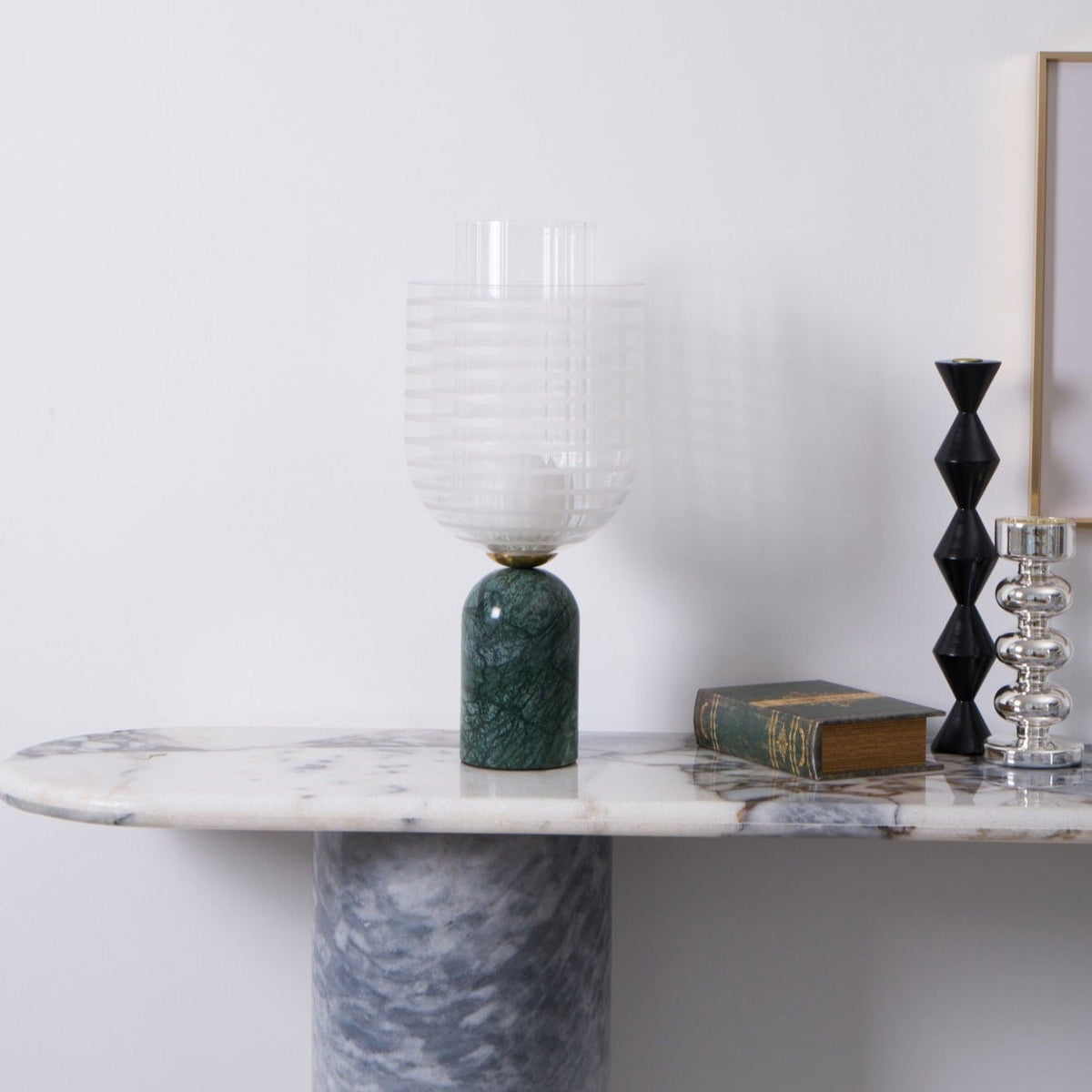 Selisette lámpara de mesa elegante de mármol