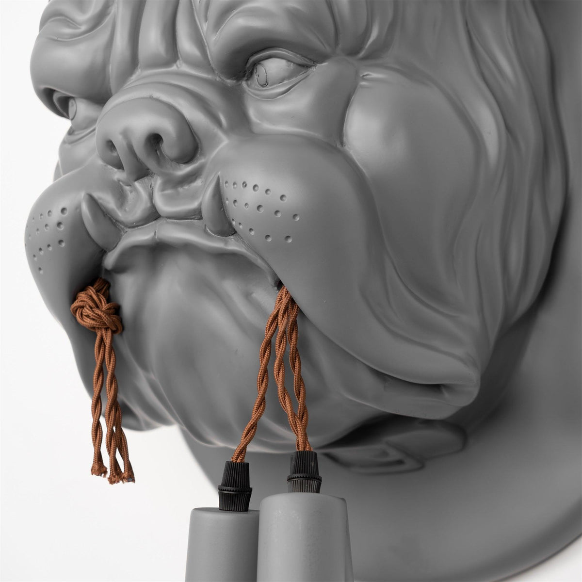 Umeri aplique de pared bulldog escultura caprichoso