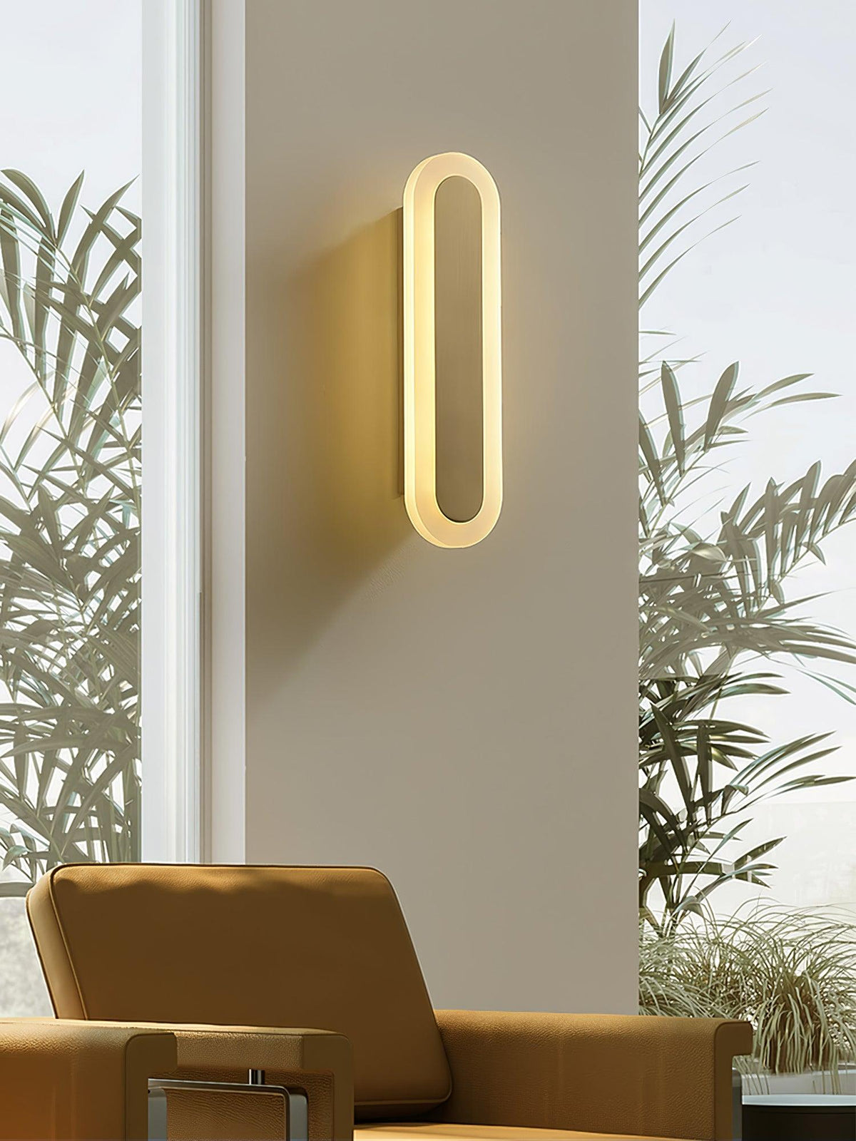 Solanelle aplique de pared moderno minimalista de latón