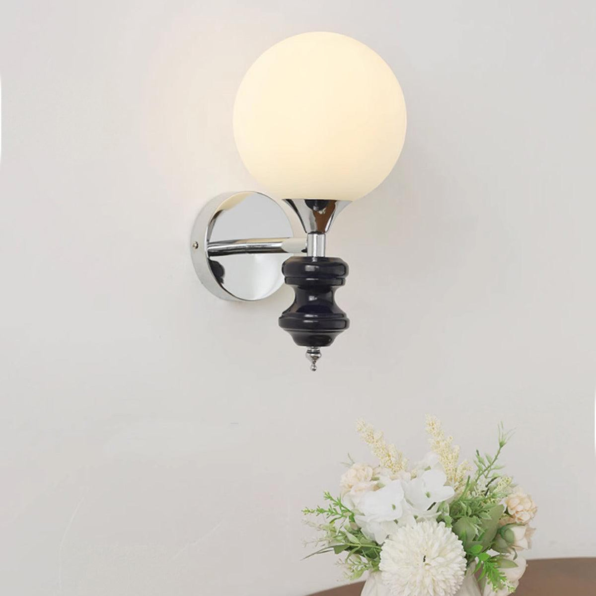Sune aplique de pared de vidrio vintage