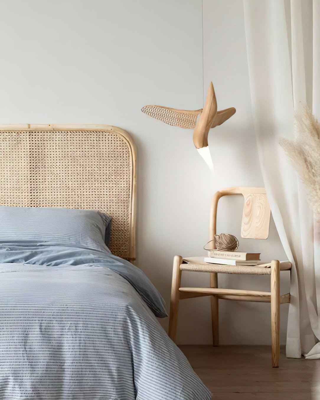 Elsilor lámpara colgante Avian-Inspired de madera