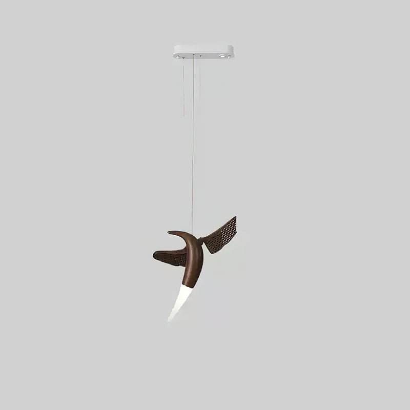 Elsilor lámpara colgante Avian-Inspired de madera