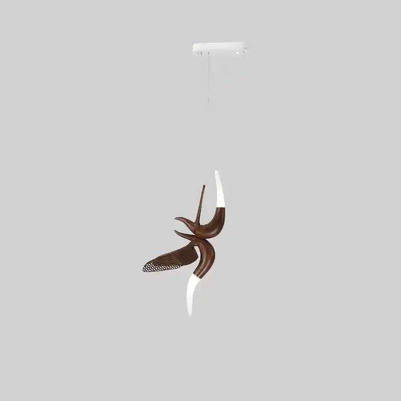 Elsilor lámpara colgante Avian-Inspired de madera
