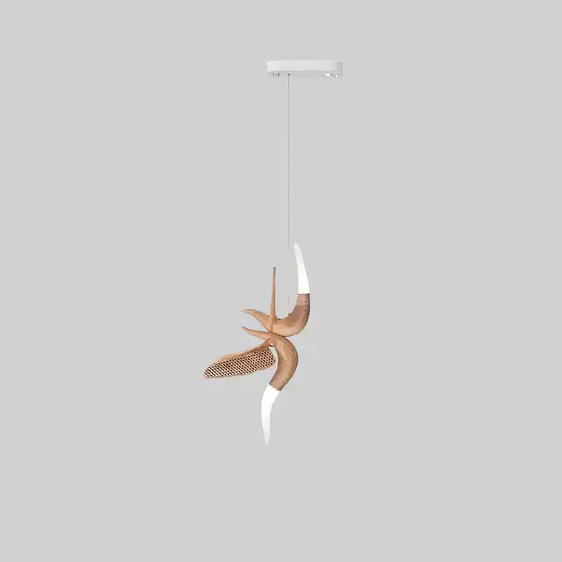 Elsilor lámpara colgante Avian-Inspired de madera