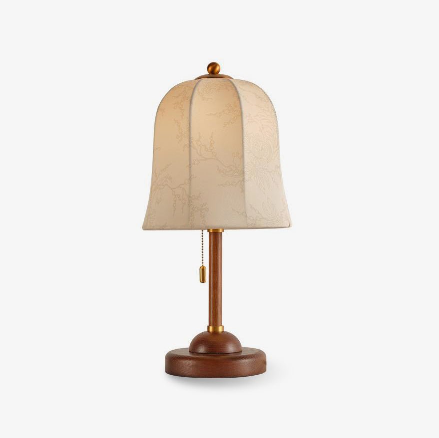 Ivelen lámpara de mesa Wabi-Sabi de madera para escritorio