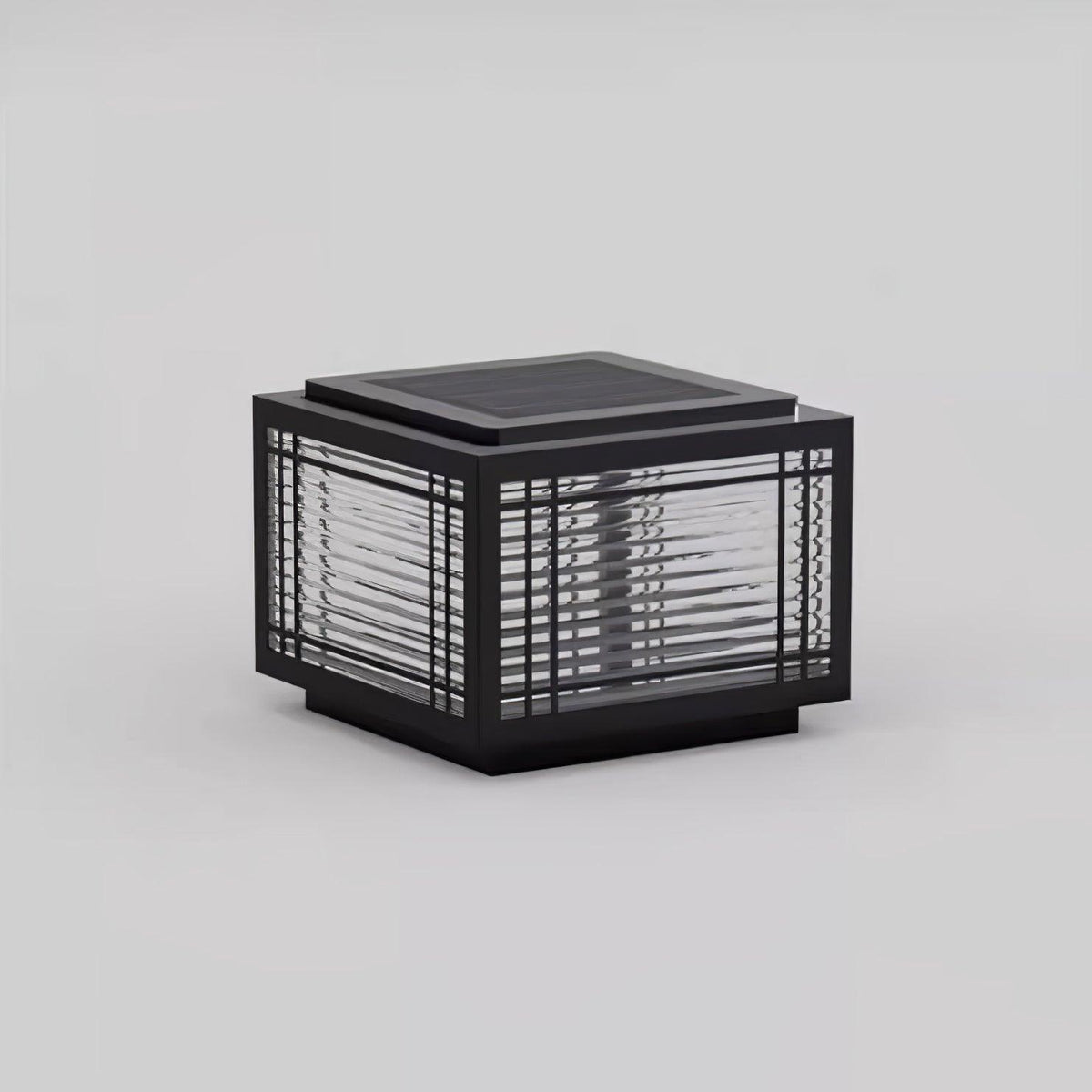 Glorin lámpara de mesa en acero inspirada en Japón