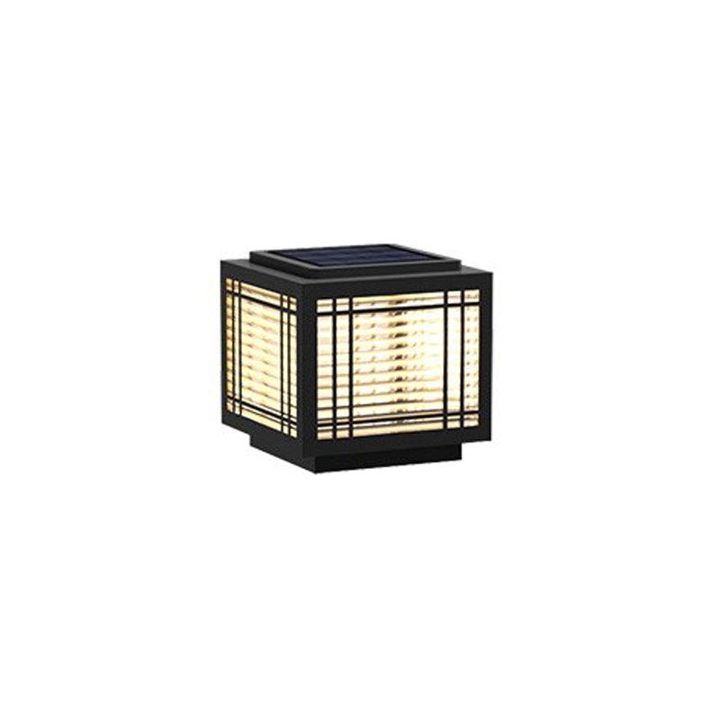 Glorin lámpara de mesa en acero inspirada en Japón