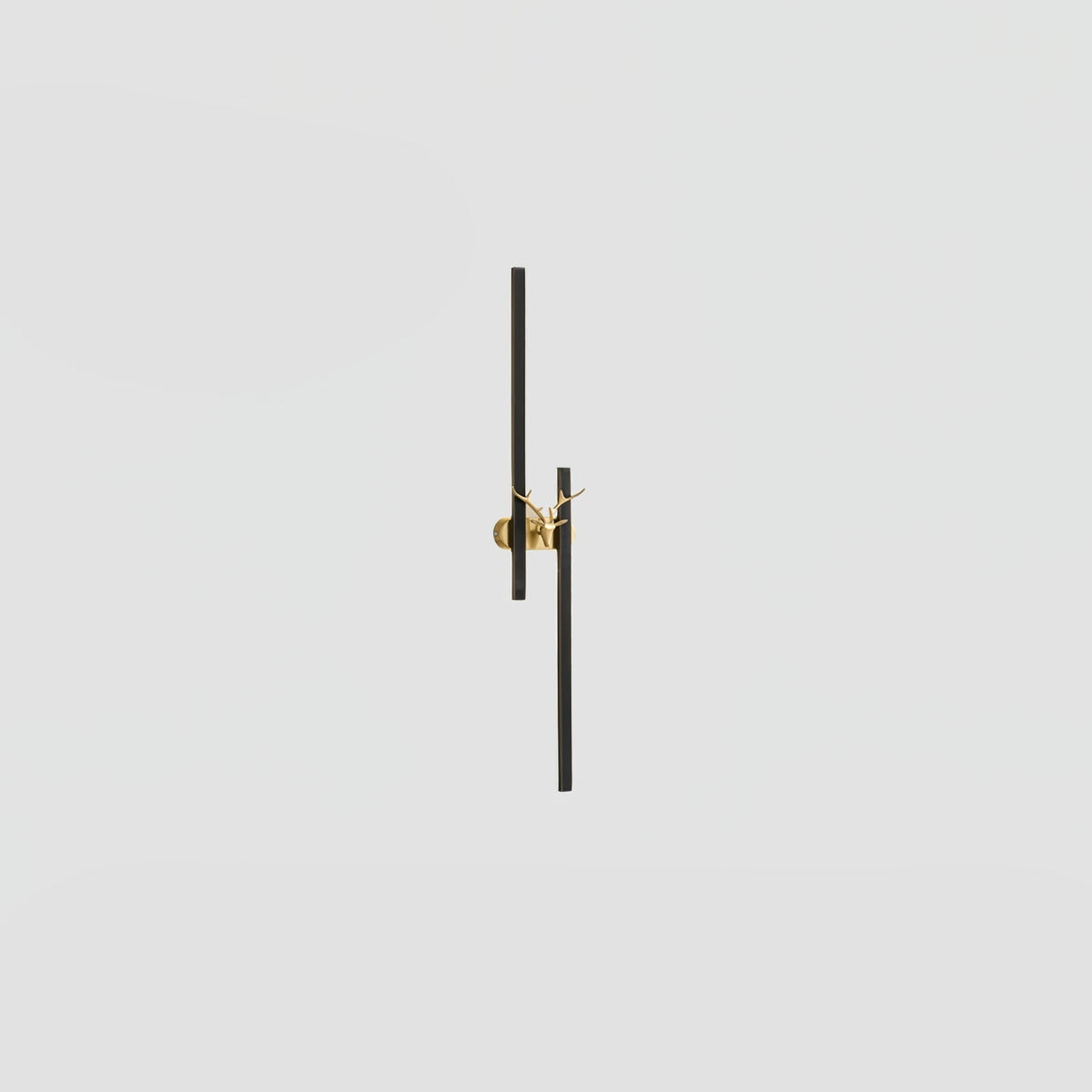 Vavinisra aplique de pared clásico de latón con forma de ciervo