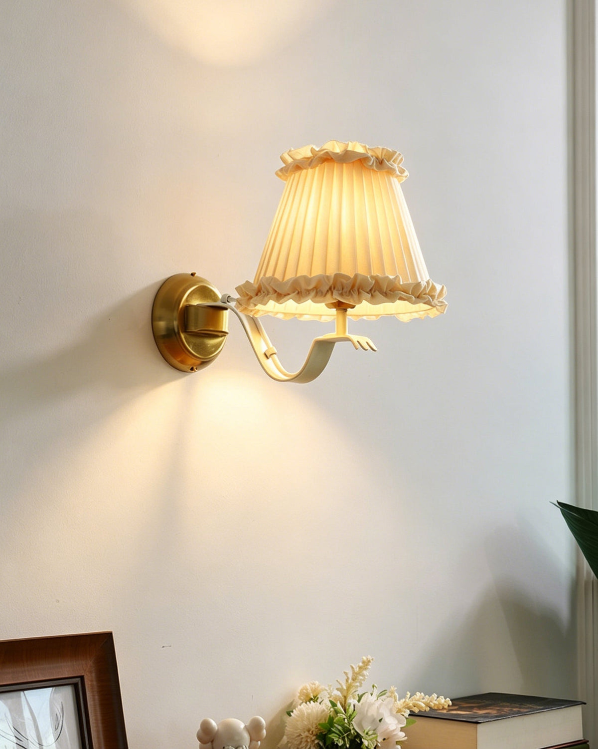 Rosabelle aplique de pared con volantes