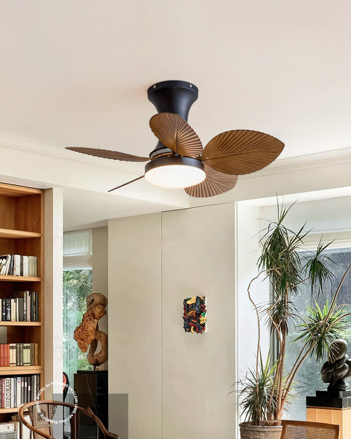 Paloma ventilador de techo con luz