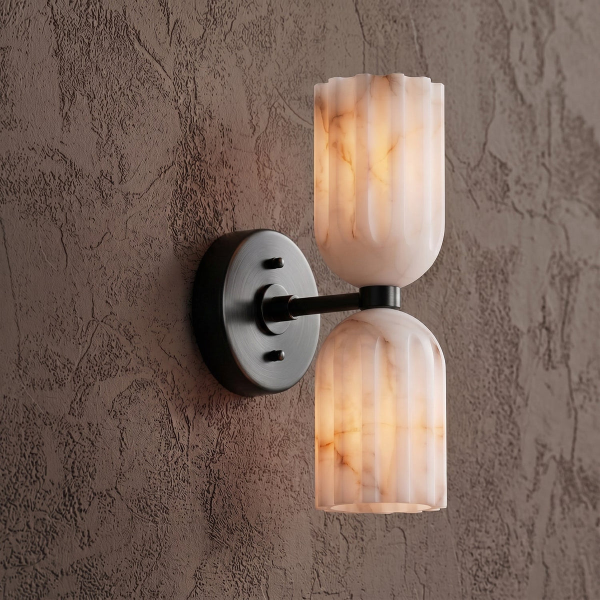 Amber aplique de pared alabastro