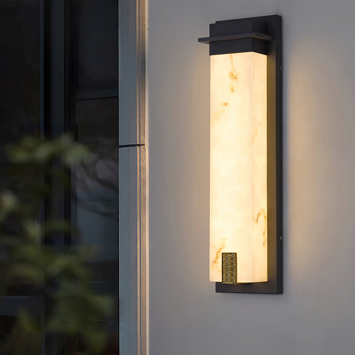 Ushaor aplique de pared moderno y minimalista para exteriores