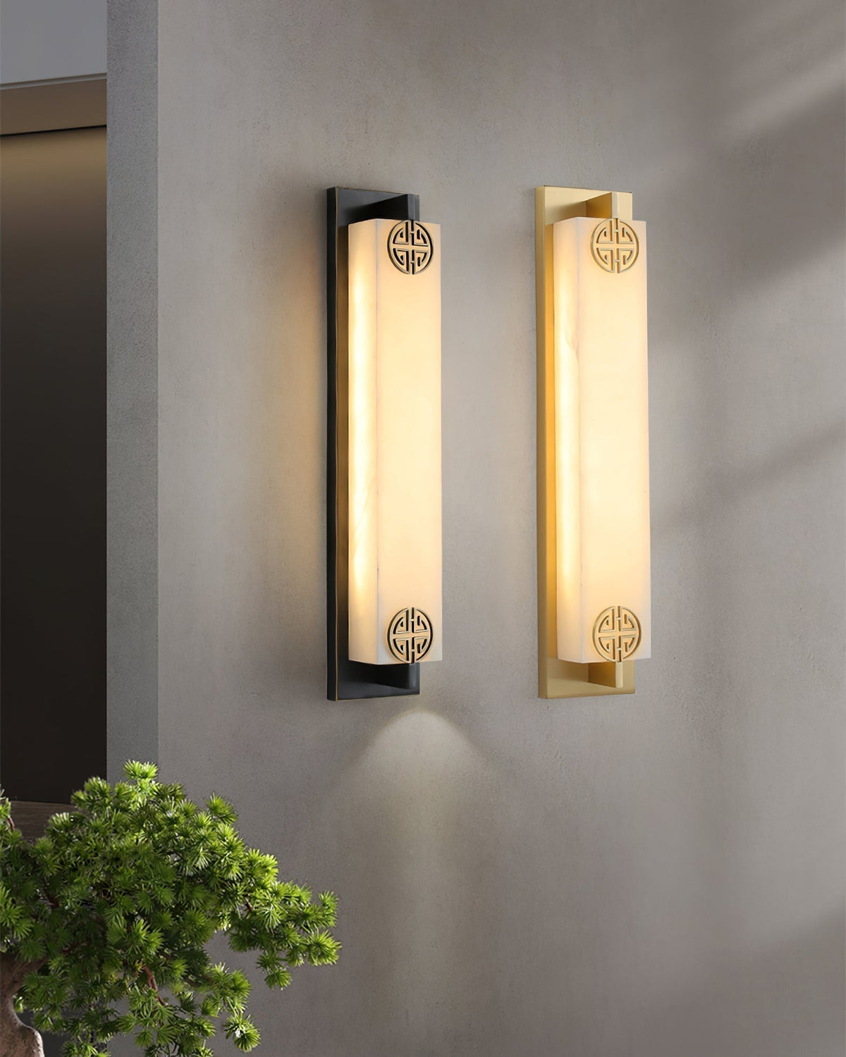 Kelen aplique de pared alabastro Estilo 4