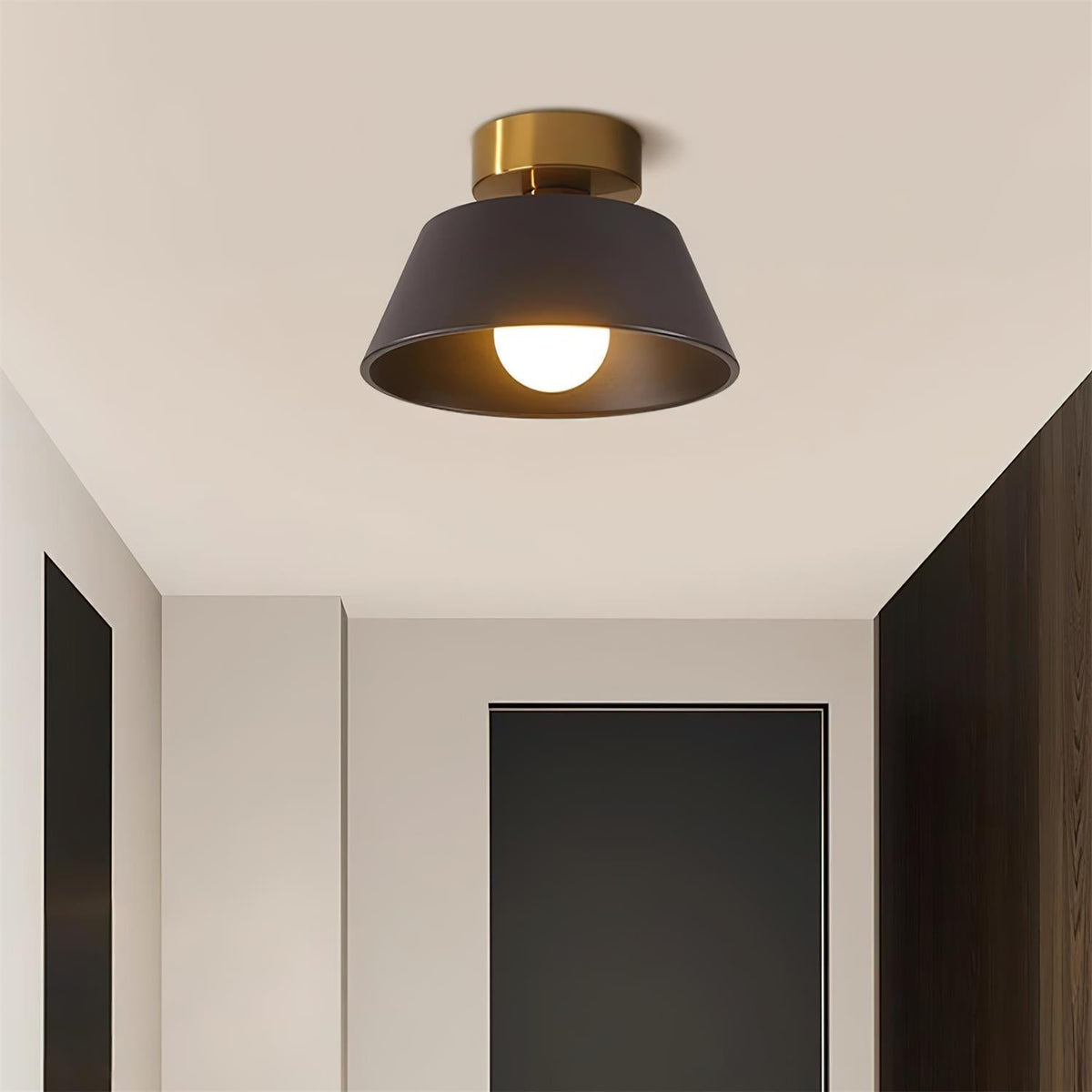 Lámpara de techo de metal moderno minimalista