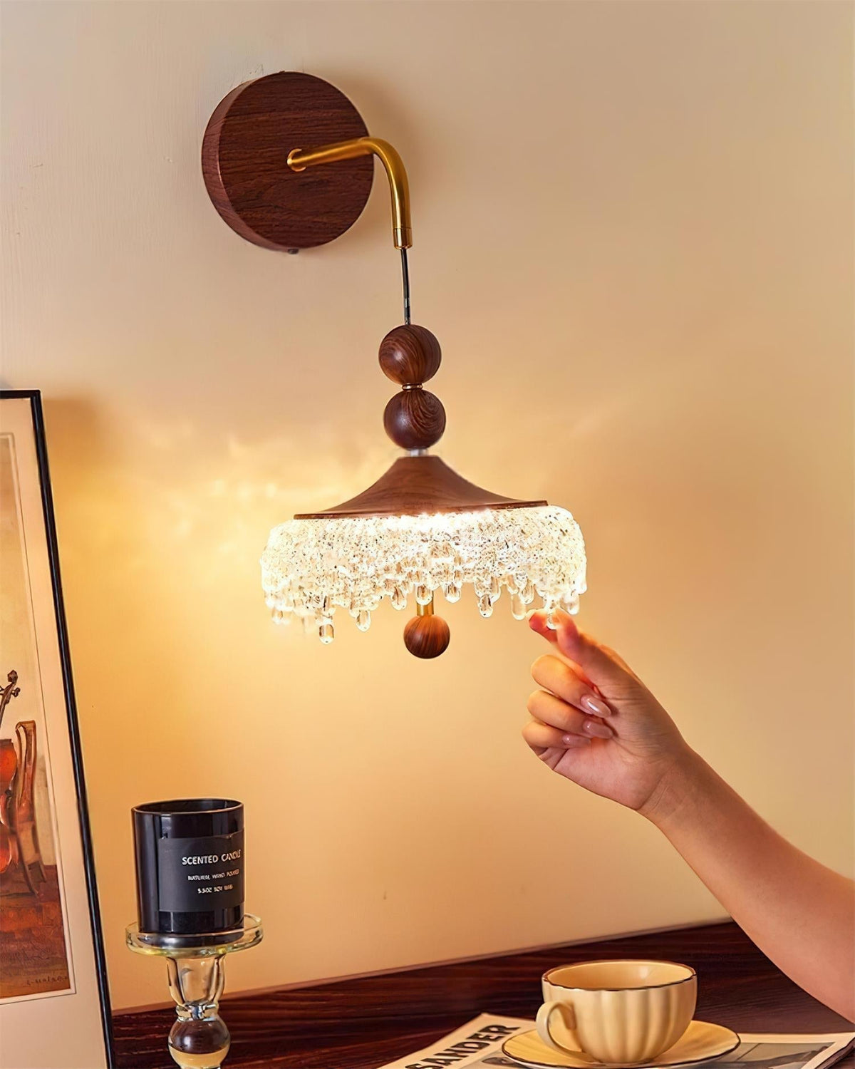 Aveninaria aplique de pared Halo