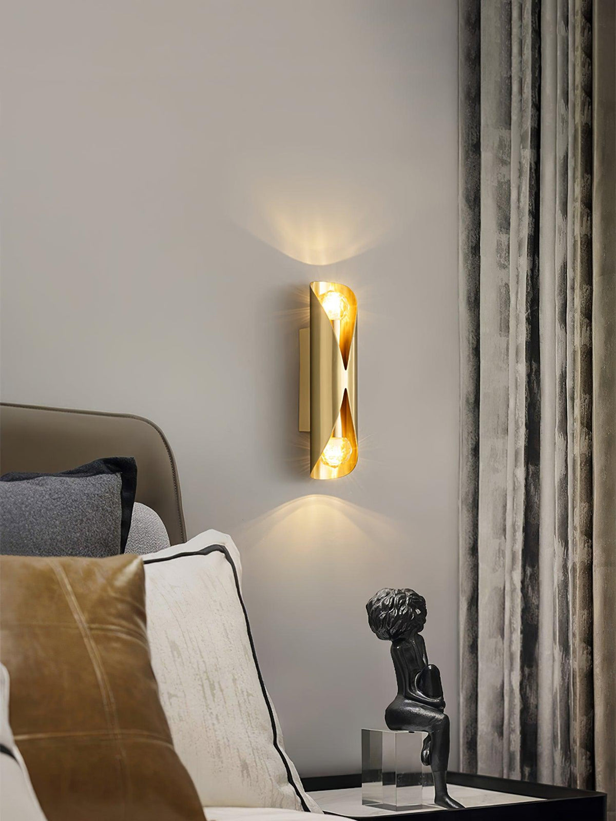 Veyric aplique de pared con diamantes en latón