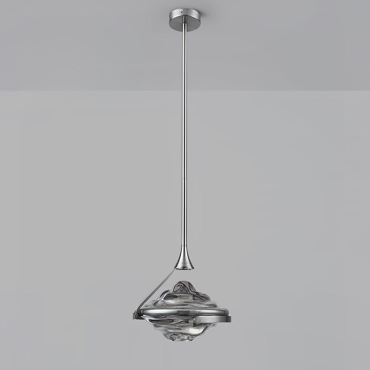 Elyarette lámpara colgante de cristal diamantado