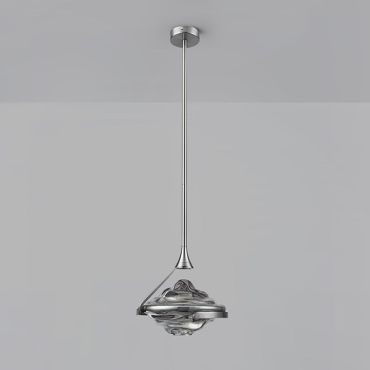 Elyarette lámpara colgante de cristal diamantado