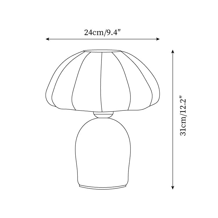 Mochy lámpara de mesa