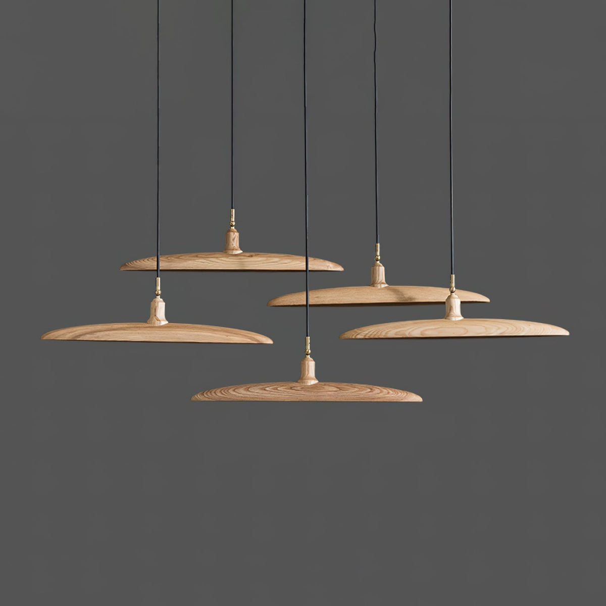 Zelirira lámpara colgante Blade de madera