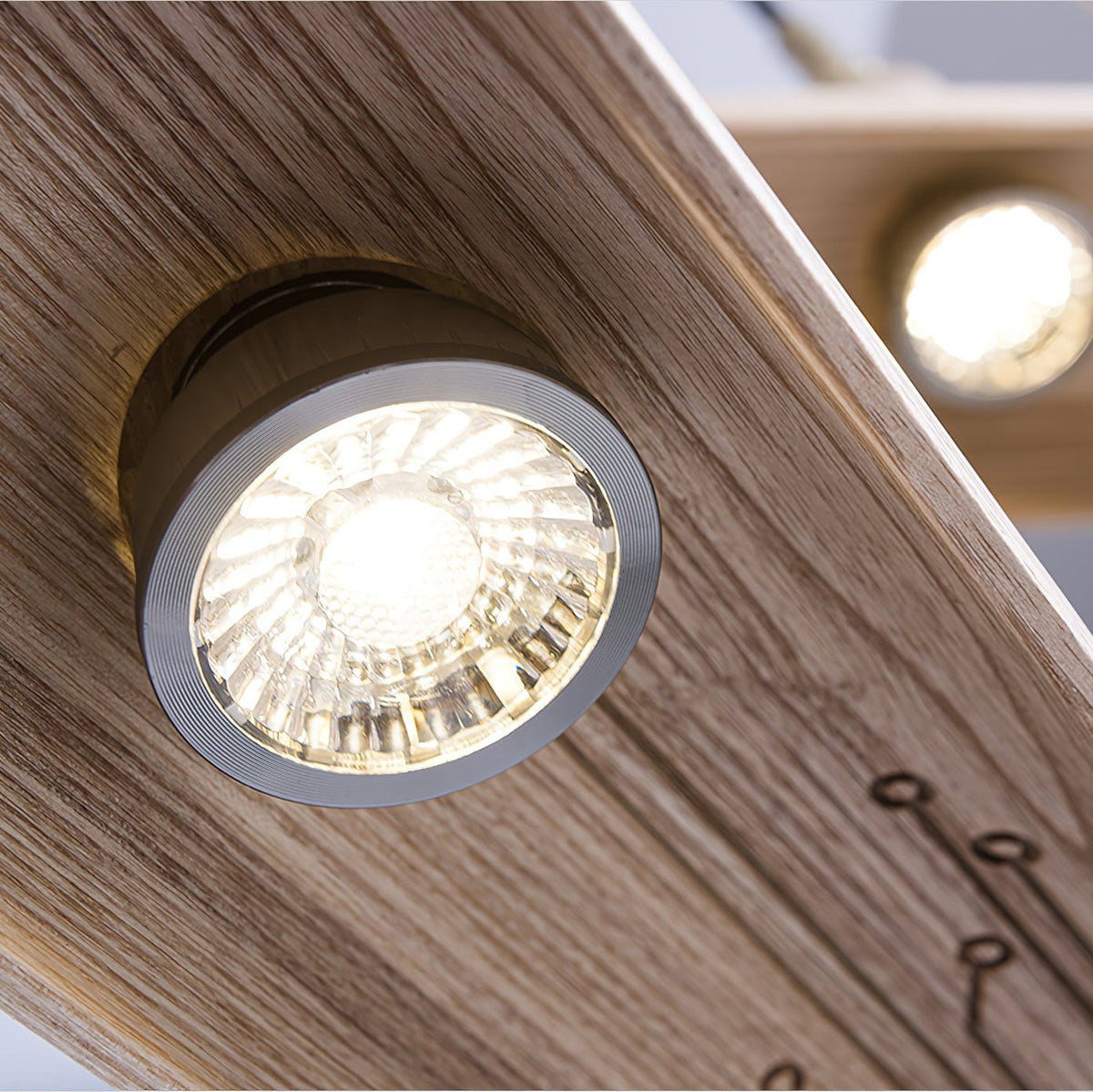 Zelirira lámpara colgante Blade de madera