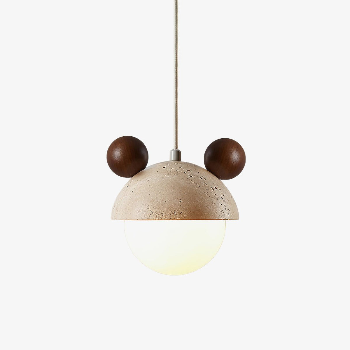 Lyraeus lámpara colgante Mickey de travertino