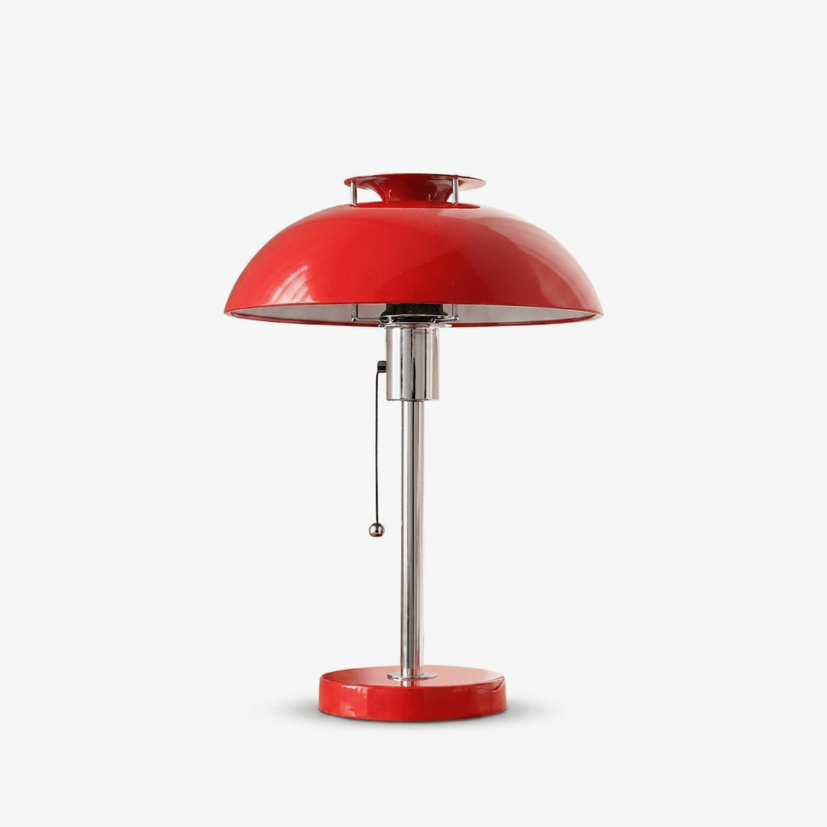Rouven lámpara de mesa Chrome con base de seta
