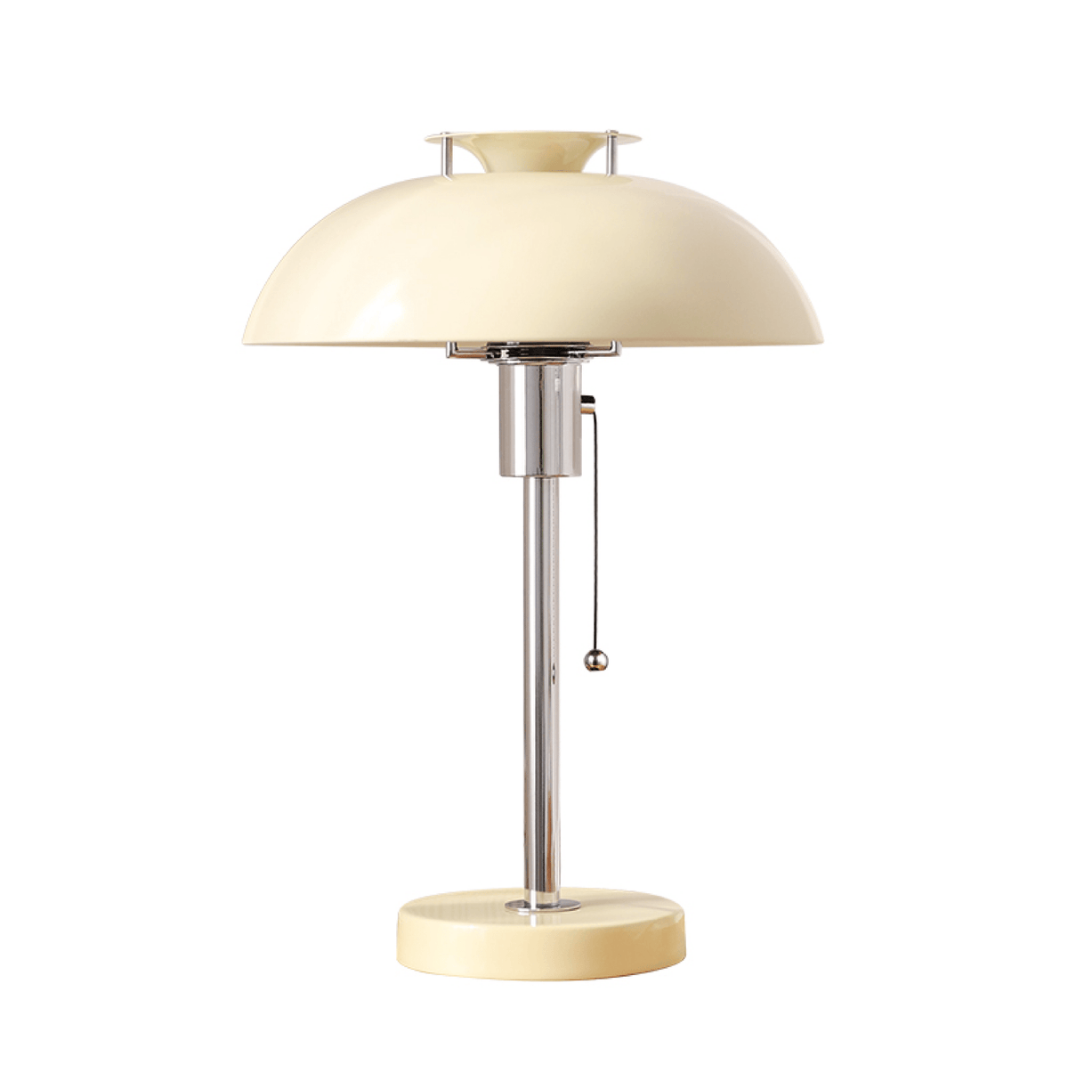 Rouven lámpara de mesa Chrome con base de seta