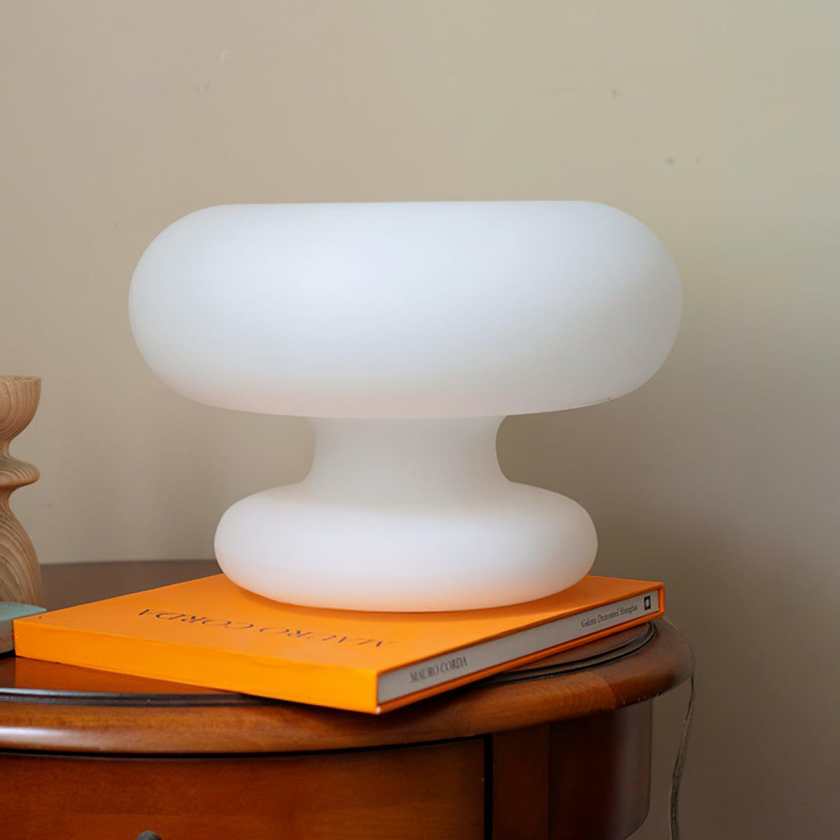Liorirette de vidrio lámpara de mesa contemporánea