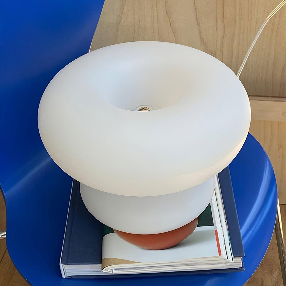 Liorirette de vidrio lámpara de mesa contemporánea