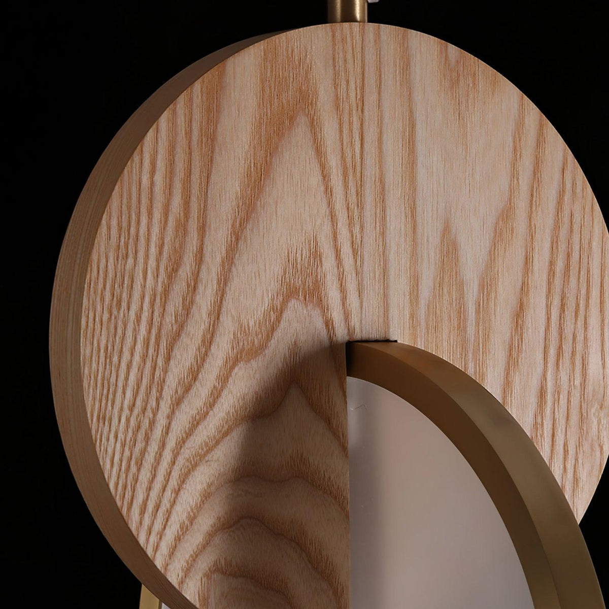 Lysola lámpara colgante con anillo de madera