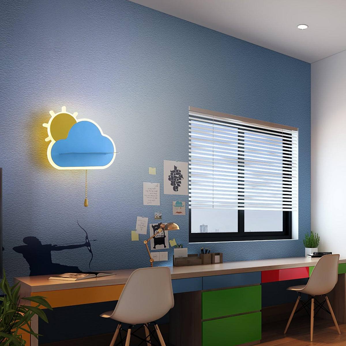 Cura aplique de pared Dreamier nube Art