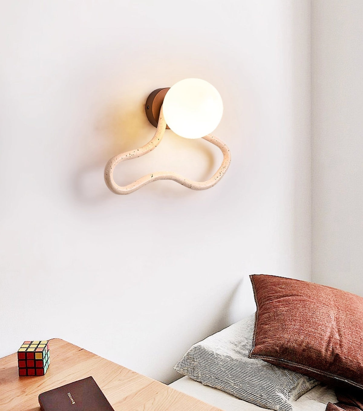 Meldox aplique de pared travertino