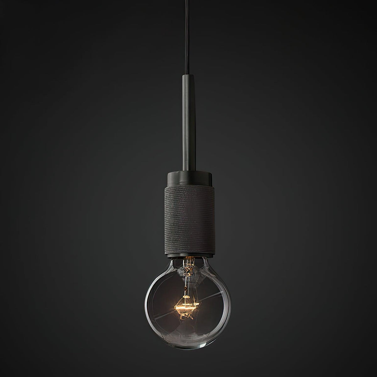 Lámpara colgante minimalista de metal en latón para comedor o cocina