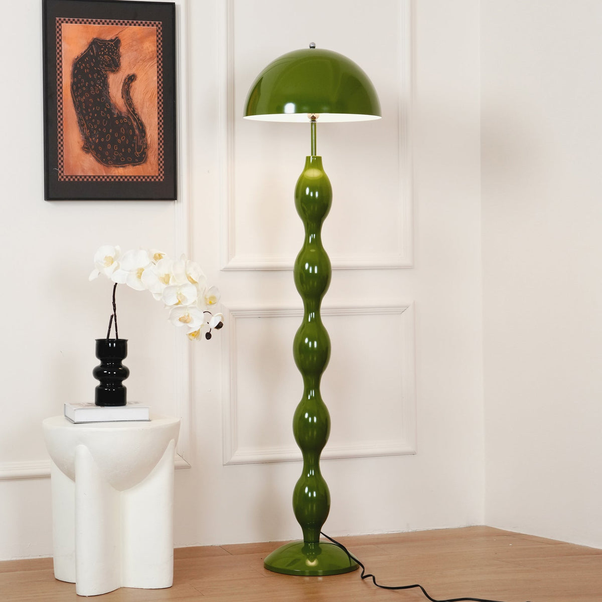 Gourd lámpara de pie