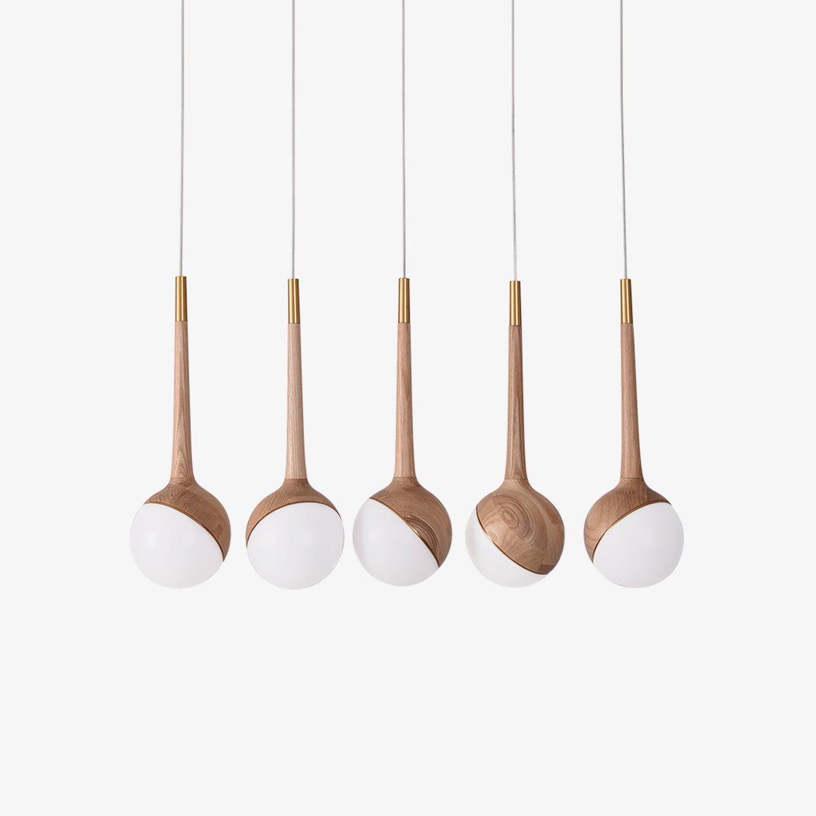 Rivenian lámpara de araña con gota LED