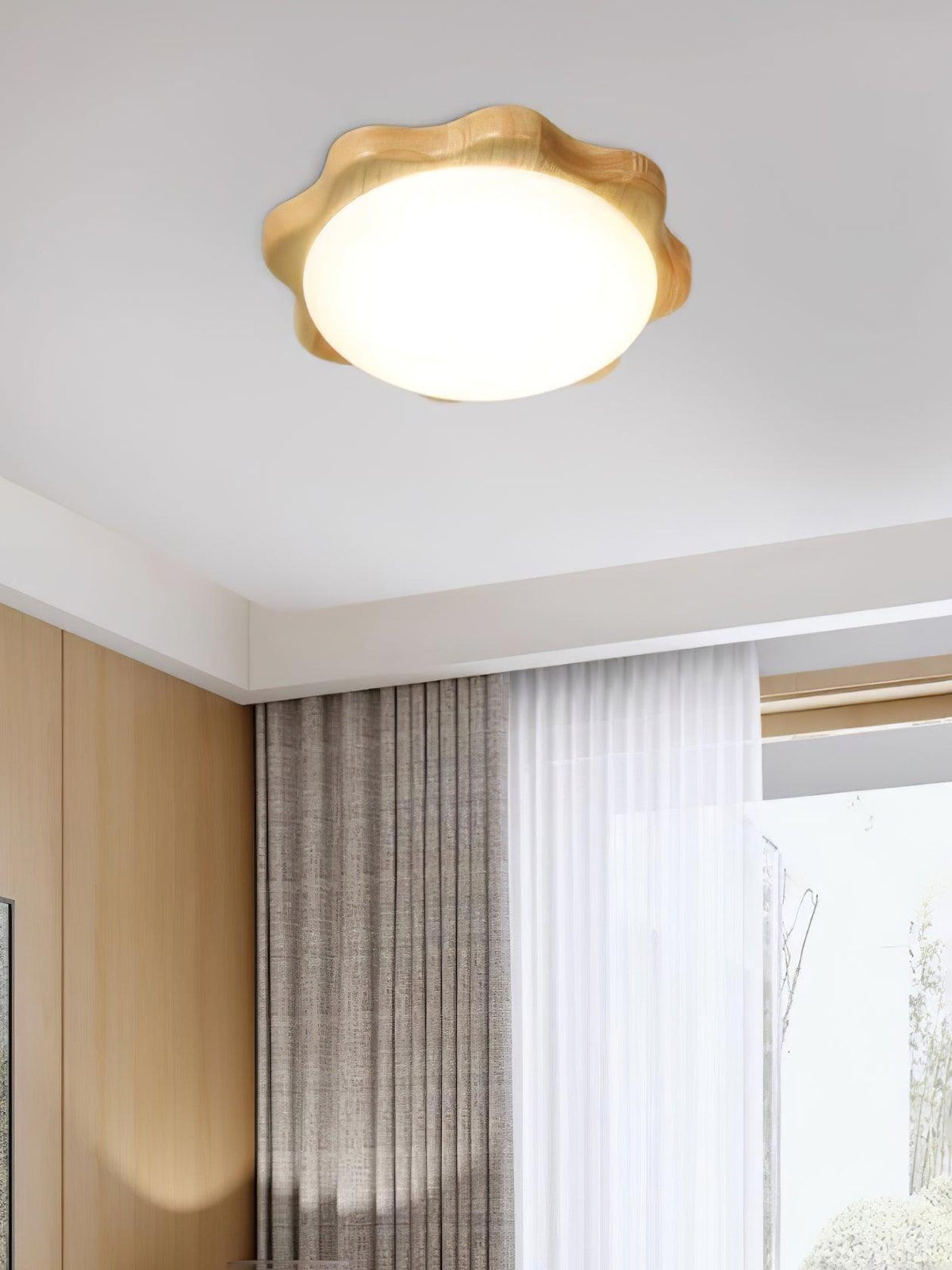 Myshae lámpara de techo moderna minimalista en madera