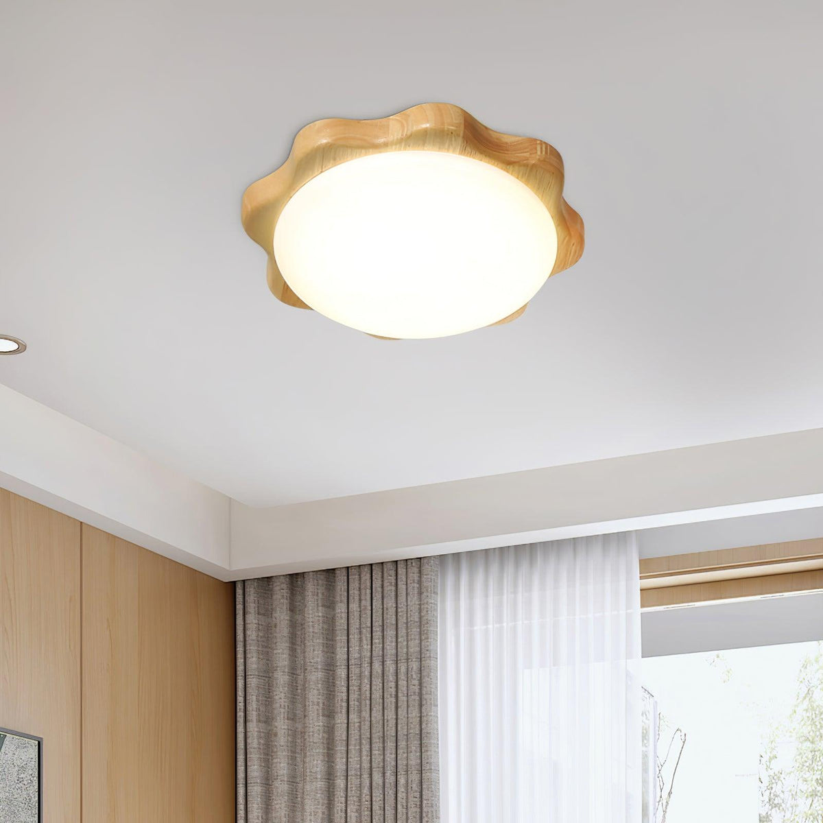 Myshae lámpara de techo moderna minimalista en madera