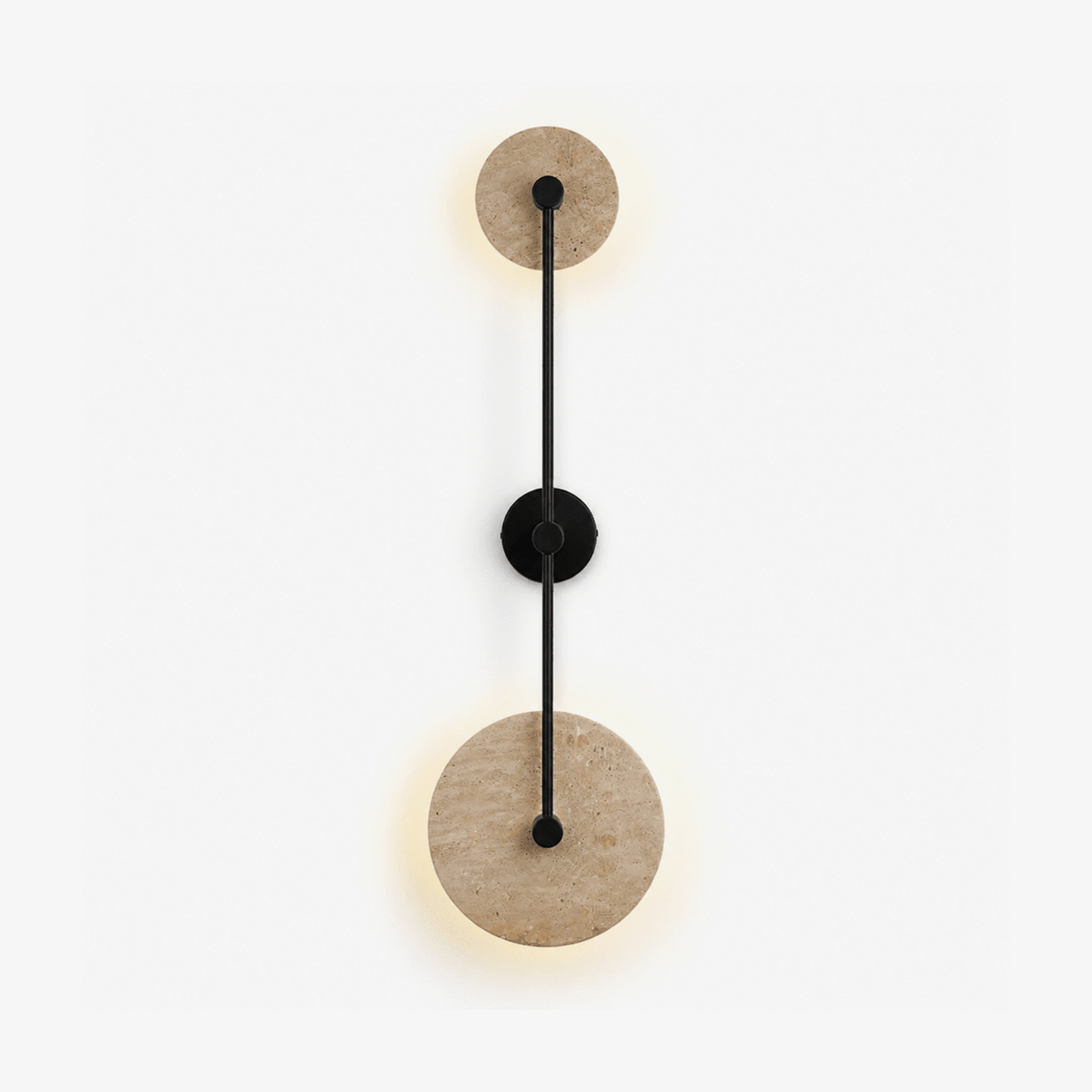 Noraline aplique de pared Disc travertino