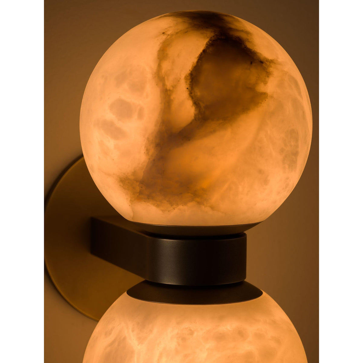 Lush alabastro aplique de pared esfera